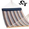 Double quilting fabric swing hammock with pillows