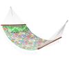 Double clamp hammock swings with the pillow cotton fabrics, printing