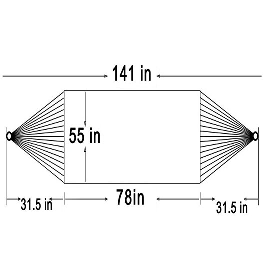 Double clamp hammock swings with the pillow cotton fabrics, printing