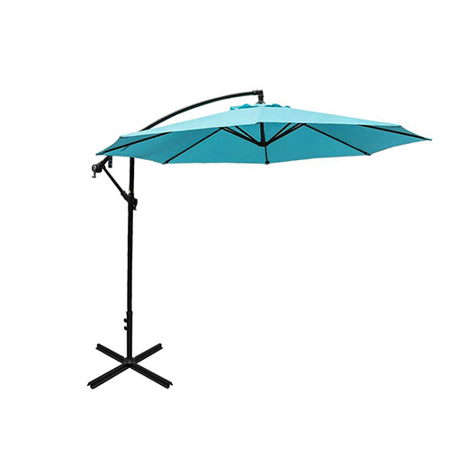 Best-Selling 10ft Offset Cantilever Hanging Umbrella Outdoor Patio Umbrella for Garden Courtyard Poolside