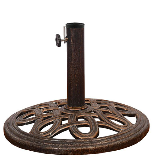 Good Quality Universal Heavy Duty Cast Iron Stand Outdoor Patio Umbrella Base for Garden Courtyard